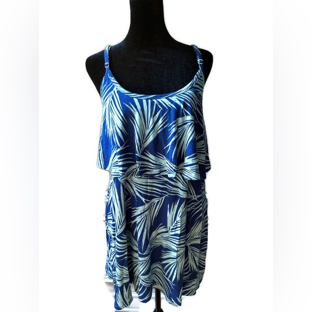 **SUMMER CLEARANCE Michael Lauren REVOLVE Marlow Fiesta Mini Dress Blue size M